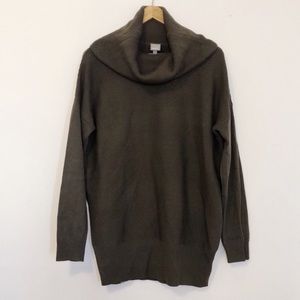 Bench Cowl Neck Ribbed Knit Tunic Sweater